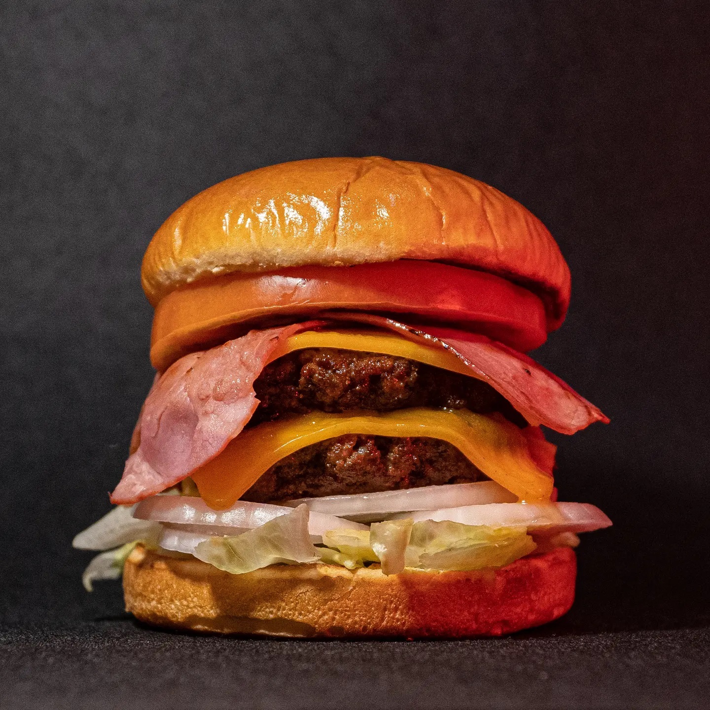 Hamburguesa Bacon, bacon y queso